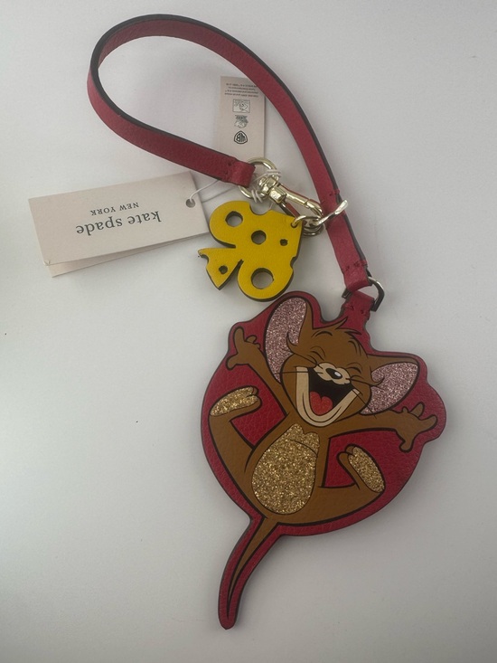 kate spade Handbags - NWT Kate Spade x Tom & Jerry Jerry Bag Charm Keychain Rare Collectible NWT